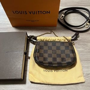 Louis Vuitton Damier Ébène Mini Pochette